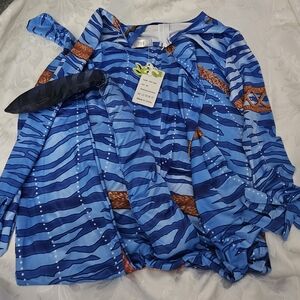 New Way of Water Costume Kids Halloween Dress Up with Jumpsuit & Mask Size 12